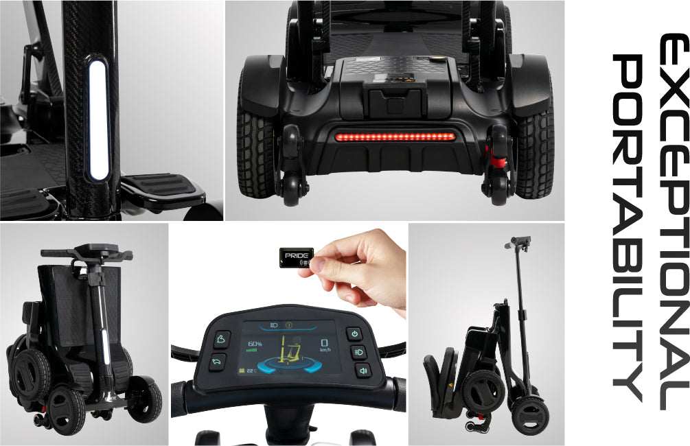 AmeriGlide Pride Go Go Carbon Scooter