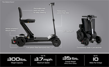 AmeriGlide  Pride Go Go Carbon Scooter
